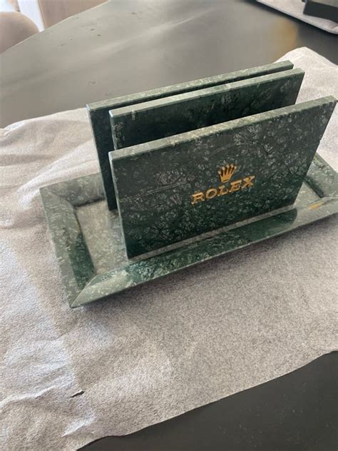 Rolex Marble Catalogue/Magazine holder 